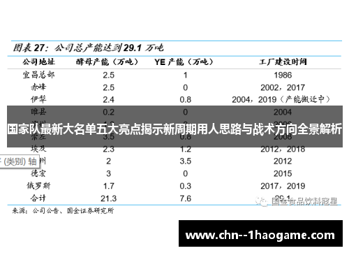 国家队最新大名单五大亮点揭示新周期用人思路与战术方向全景解析